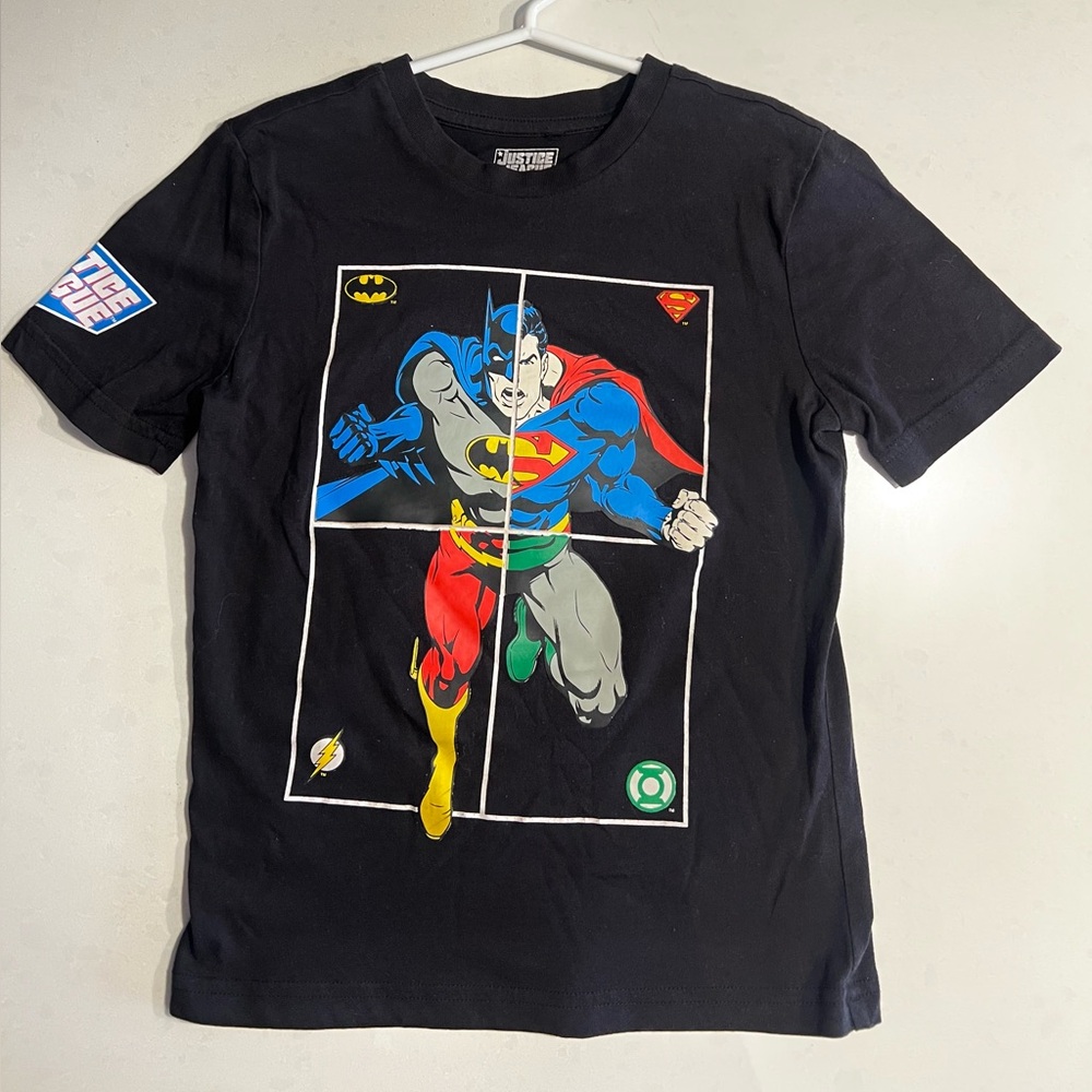 DC Black Superhero Action Tee